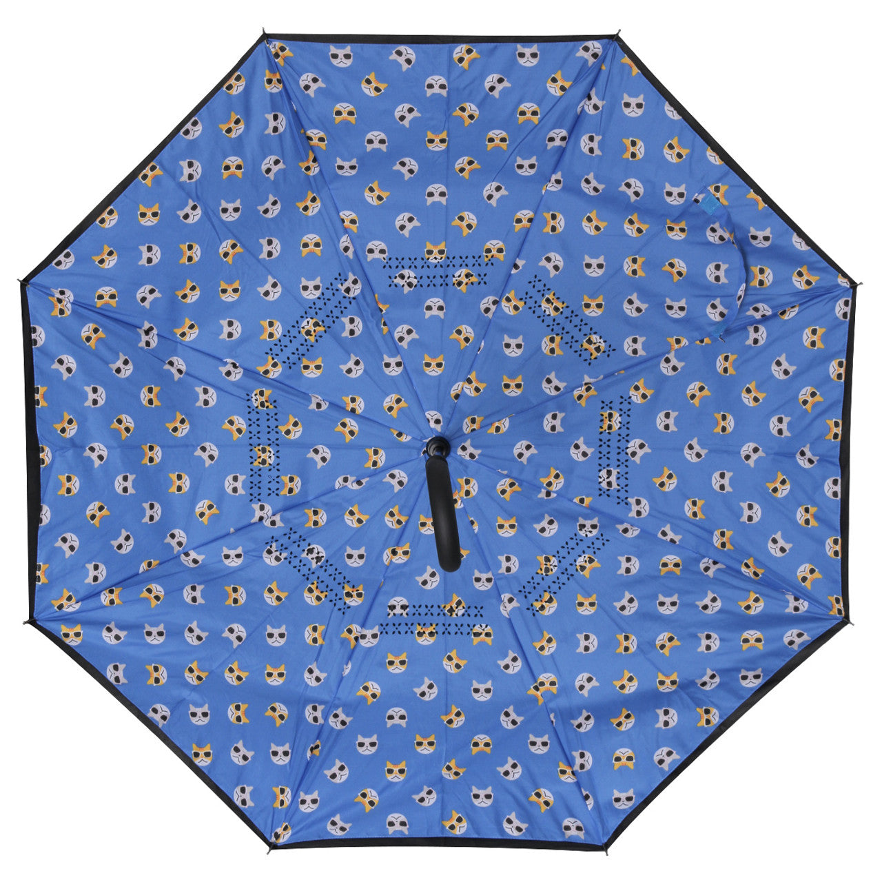 Hands Free Reverse Umbrella - B&W