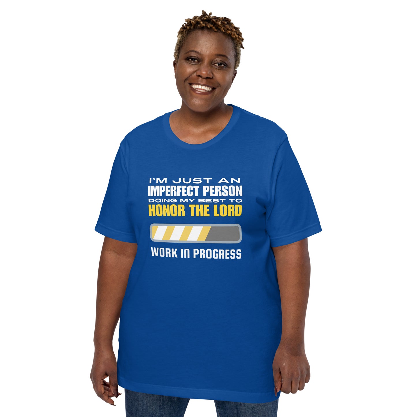 Work in Progress Unisex t-shirt - Light Font