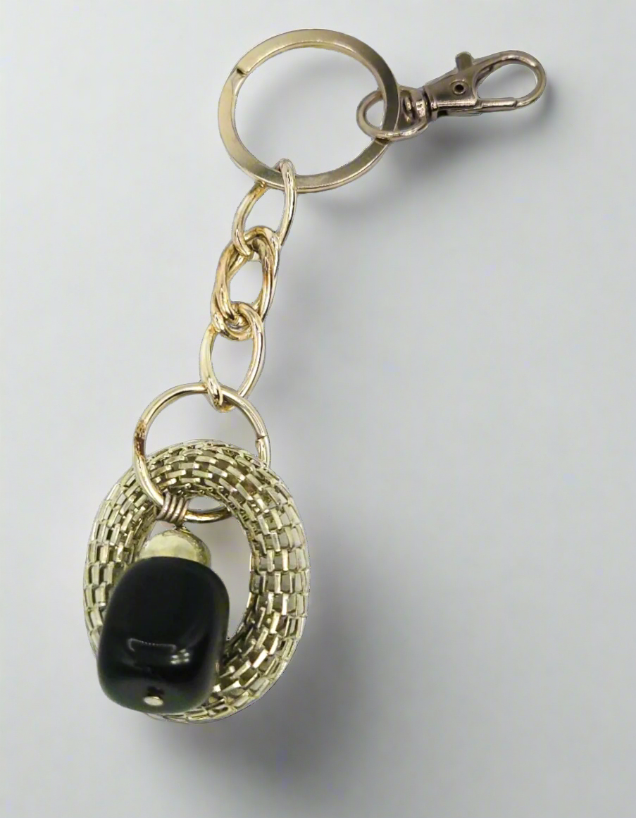 Black Onyx Keychain