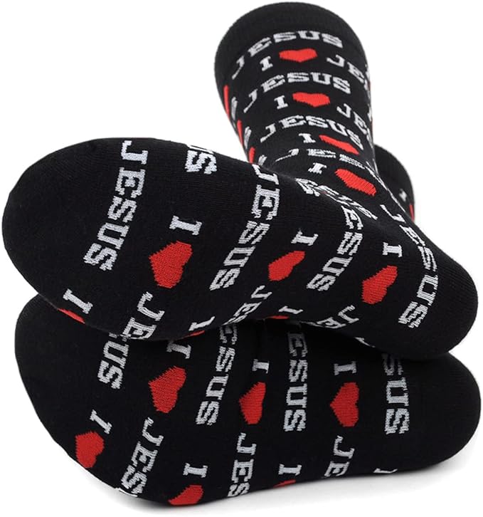 I Love Jesus - Men Socks