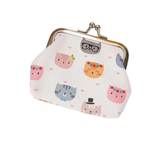 Cats Pattern Coin Purse