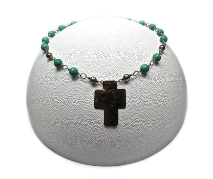 Lake Cross Necklace