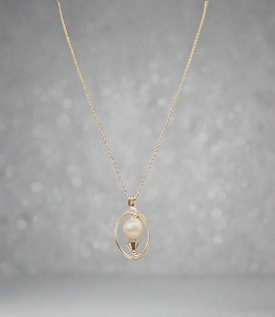 Sweet Water Pearl Pendant - Sterling Silver