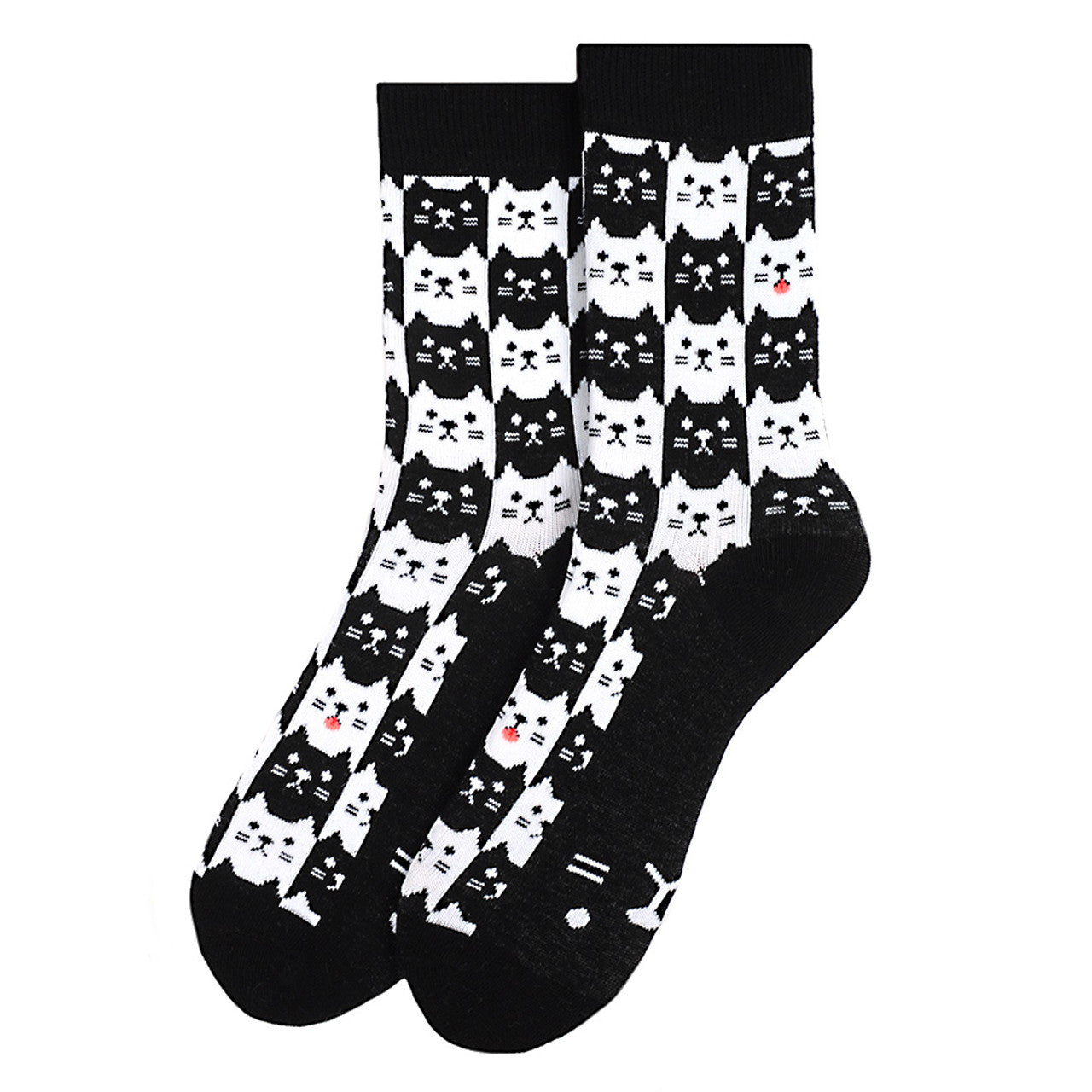 Black & White Cats - Women Socks