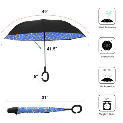 Hands Free Reverse Umbrella 41.5"