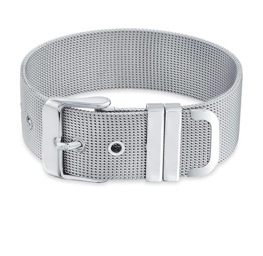 Stainless Steel Mesh  8" Bracelet