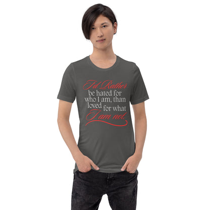 I'd Rather Unisex t-shirt