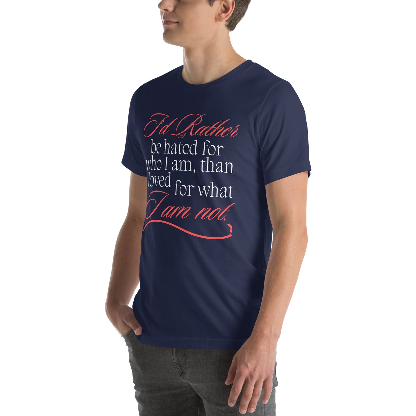 I'd Rather Unisex t-shirt