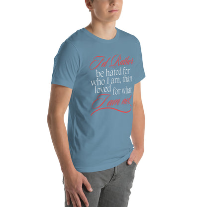 I'd Rather Unisex t-shirt